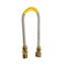 Thrifco Plumbing Stainless Steel Gas Flex, 3/8 Inch O.D. x 1/4 Inch I.D. x 48 Inch Long with 1/2 Inch MIP 4400683 - alternate 1
